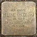 Stolperstein für Helene Chocinski (Alexianerstraße 3)