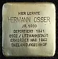 Stolperstein für Hermann Osser (Schaurtestraße 1)