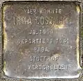 Stolperstein für Irma Cossmann (Schaevenstraße 4)