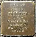 Stolperstein für Julius Feidelberg (Humboldtstr. 42)
