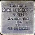 Stolperstein für Karl Lülsdorff (Annostraße 19)