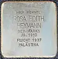 Stolperstein für Rosa Edith Heymann (Kinkelstraße 9)