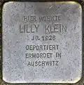 Stolperstein für Lilly Klein (Saarstraße 10)