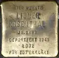 Stolperstein für Lionel Rosenthal (Richard-Wagner-Straße 23)