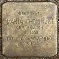 Stolperstein für Maria Chocinski (Alexianerstraße 3)