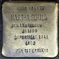 Stolperstein für Martha Schild (Roonstraße 54)