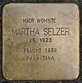Stolperstein für Martha Selzer (Görresstraße 15)