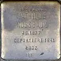 Stolperstein für CMathilde Nussbaum (Eifelstraße 27)