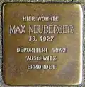 Stolperstein für Max Neuberger (Trierer Straße 17)