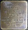 Stolperstein für Moritz Weissenstein (Moltkestraße 80)
