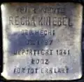 Stolperstein für Recha Kniebel (Engelbertstraße 44)