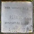Stolperstein für eine Rommni (Großer Griechenmarkt 37)