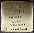 Stolperstein für Selma Eckstein (Kurfürstenstraße 18)