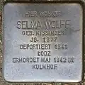 Stolperstein für Selma Wolff (Im Weichserhof 8)