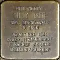 Stolperstein für Tilly Baer (Sülzgürtel 66)