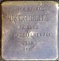 Stolperstein für Helmuth Hertz (Georgstraße 14)