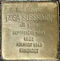 Stolperstein für Rosa Sussmann (Lütticher Straße 16)