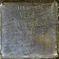Stolperstein für Vera Weinberg (Hardefuststraße 8)