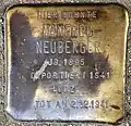 Stolperstein für Manfred Neuberger (Alteburger Straße 11)