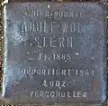 Stolperstein für Adolf Wolf Stern (Neue Maastrichter Straße 3)