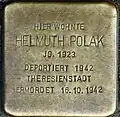 Stolperstein für Helmuth Polak (Spichernstraße 8)
