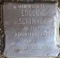 Stolperstein für Eugen Schimmer (Grafenwerthstraße 1)