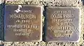 Stolpersteine für das Ehepaar Kern