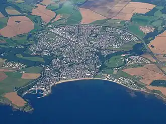 Luftaufnahme von Stonehaven