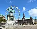 Stortorget und die Statue von Karl X. Gustav