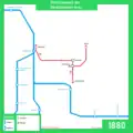 Streckenplan 1880