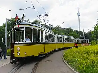 Letzter betriebsfähiger DoT4 Nr. 917 als Oldtimerlinie 23 (2018)