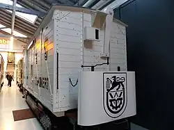 Schüttgutbeiwagen 3301 im Straßenbahnmuseum Dresden, August 2015