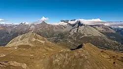 Straffulgrat (Nähe Bistinepass) mit Blick zum Simplonpass