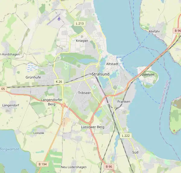 Kleinräumige Gliederung – Stadtgebiete und Stadtteile in Stralsund (2023)