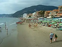 Strand von Alassio