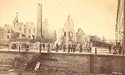 Straßburg nach den Bombardements von 1870