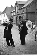 Straßenmusikanten 1960 in Wesselburen