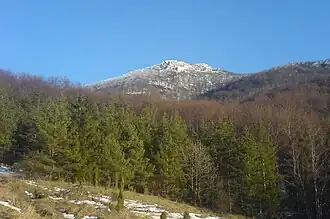 Der Berg Strážov (1213 m n.m.)