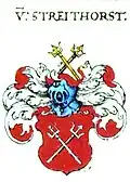 Wappen derer von der Streithorst in Johann Siebmachers Wappenbuch von 1605
