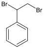 Strukturformel von 1,2-Dibrom-1-phenylethan