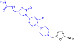 Ranbezolid: wirksam gegenüber Staphylokokken.[13]