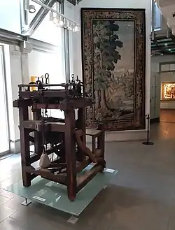 Strumpfwirkerstuhl von 1716