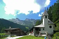 Kapelle auf der Schlicker Alm