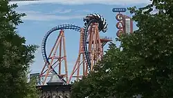 Stunt Fall im Parque Warner Madrid, Eröffnung 2002