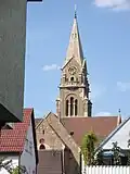 Evang. Pauluskirche Stuttgart-Zuffenhausen – Turm