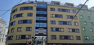 Das „Jedmayer“ (Betreuungszentrum der Suchthilfe Wien) auf Nr. 8