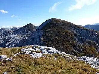 Südlicher Wieselstein vom Mittleren Wieselstein aus gesehen