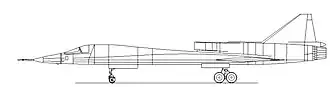 Sukhoi T-60 profile line drawing