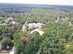 Luft­aufnahme des Museums