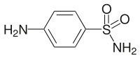Strukturformel von Sulfanilamid